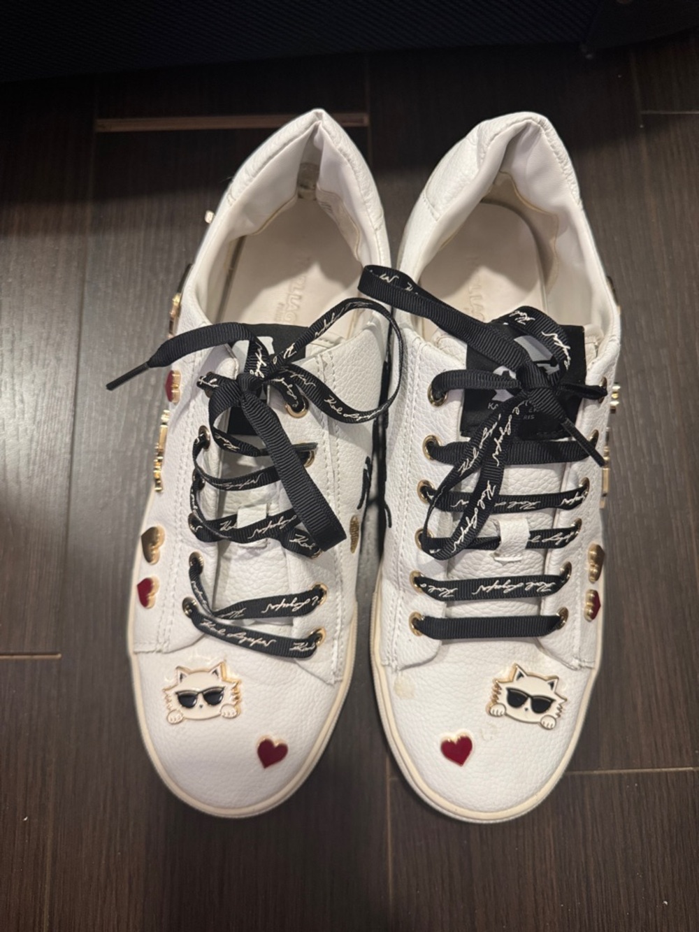 Karl Lagerfeld CATE PINS LACE UP SNEAKER